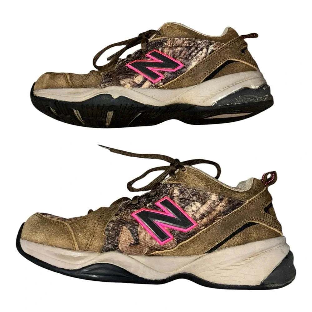 New Balance 608 v4 Camo Pink Women's 8 B Cross Training Shoes Rare Y2K‎ WX608V4C